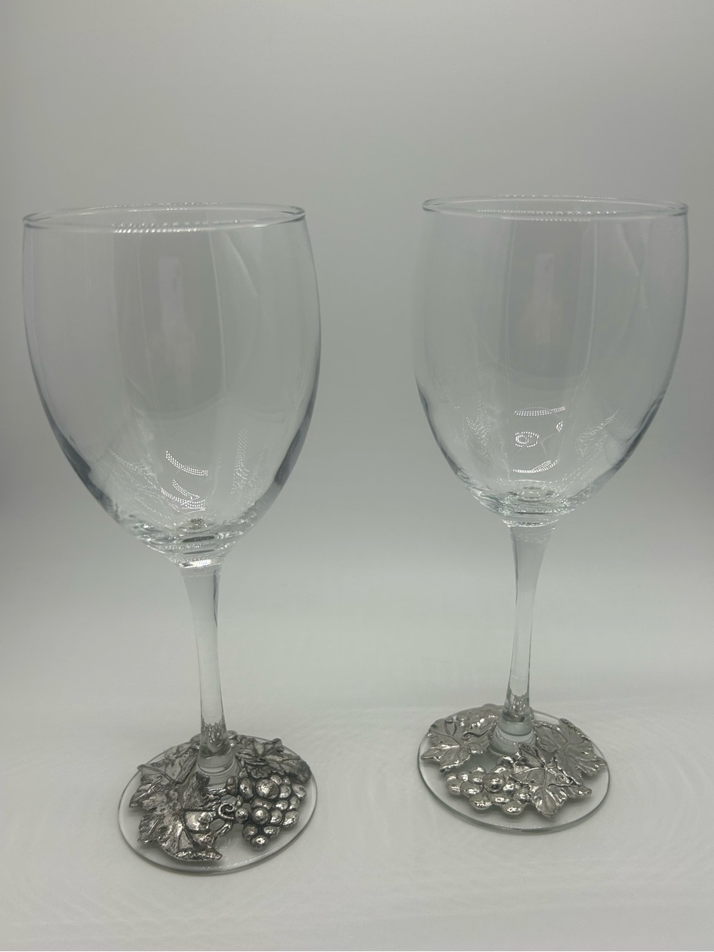 VTG Arthur Court Grapes Wine Champagne Glasses 1997 Dinnerware Drinkware